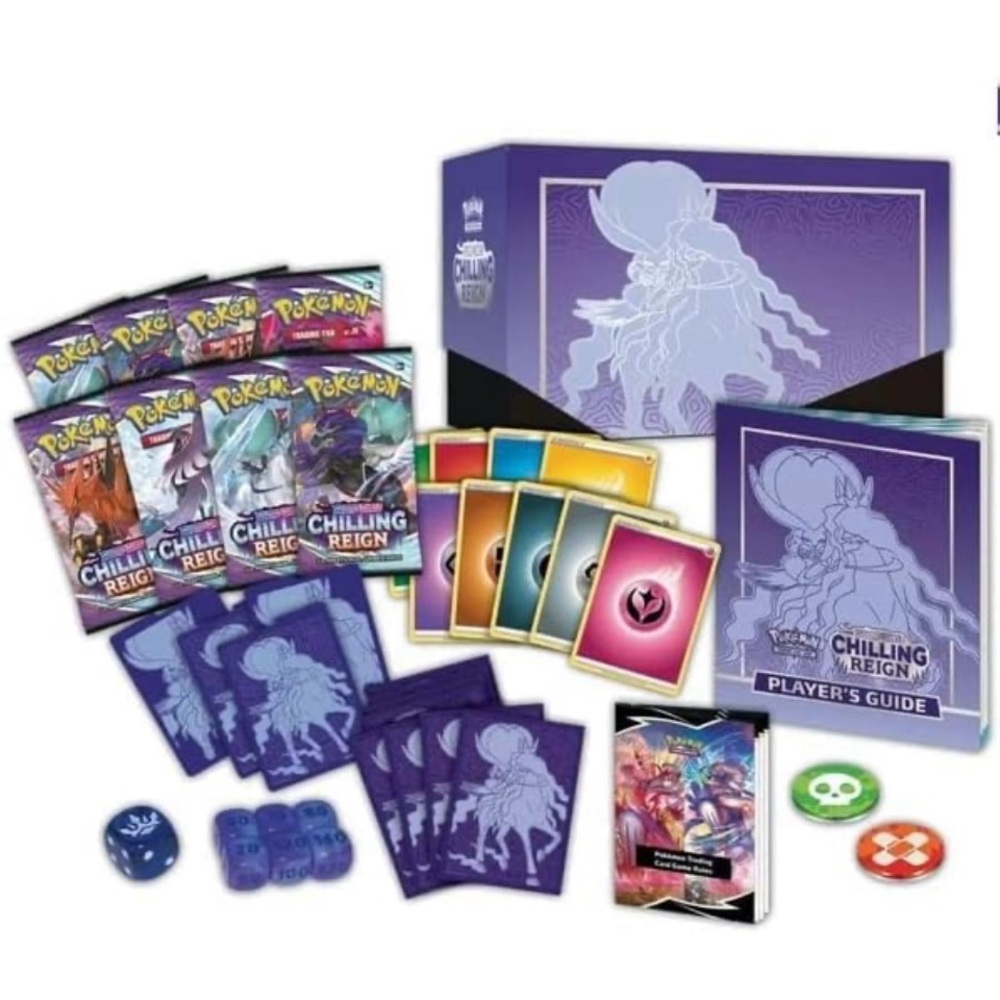 Brand new Pokemon TCG: Sword & Shield Chilling Reign Elite Trainer Box